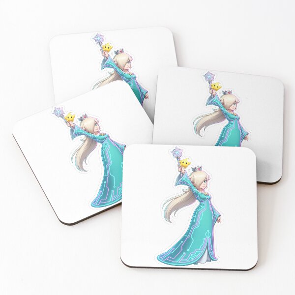 Item preview, Rosalina Neon Glow Sticker - Super Mario Fan Art designed and sold by Lesley D.