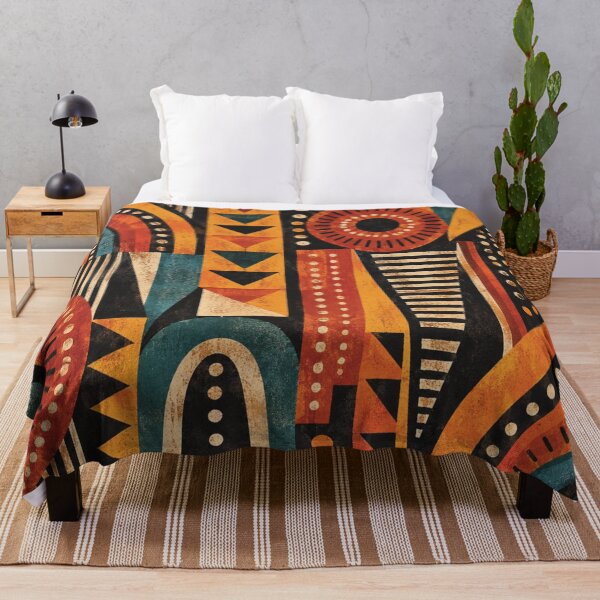 Item preview, African Geometric Tribal Pattern Abstract Art designed and sold by LaGala.