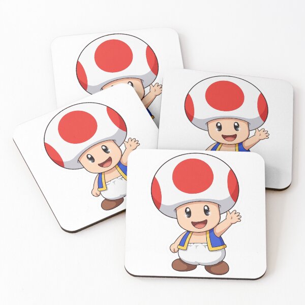 Item preview, Toad Classic Anime Chibi Sticker - Super Mario Fan Art designed and sold by Lesley D.