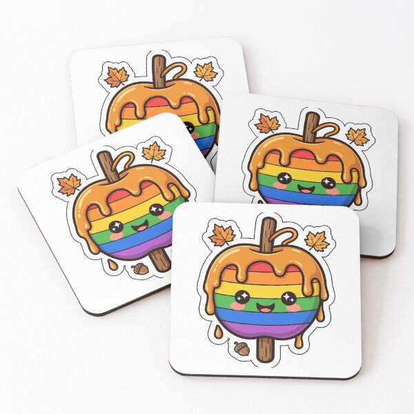 Item preview, Rainbow Caramel Apple Fall Treat designed and sold by StateofQueer.