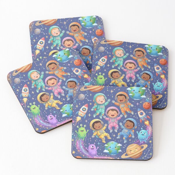 Item preview, Little Space Explorers Cute Baby Astronauts in a Magical Galaxy designed and sold by VintageWolf.
