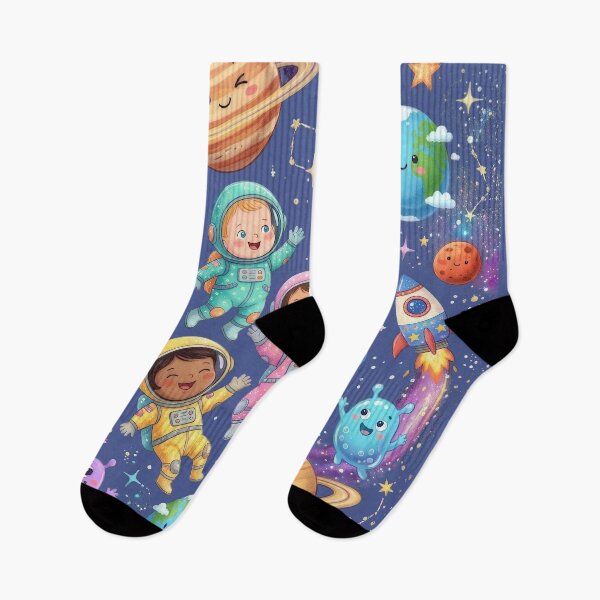 Item preview, Little Space Explorers Cute Baby Astronauts in a Magical Galaxy designed and sold by VintageWolf.