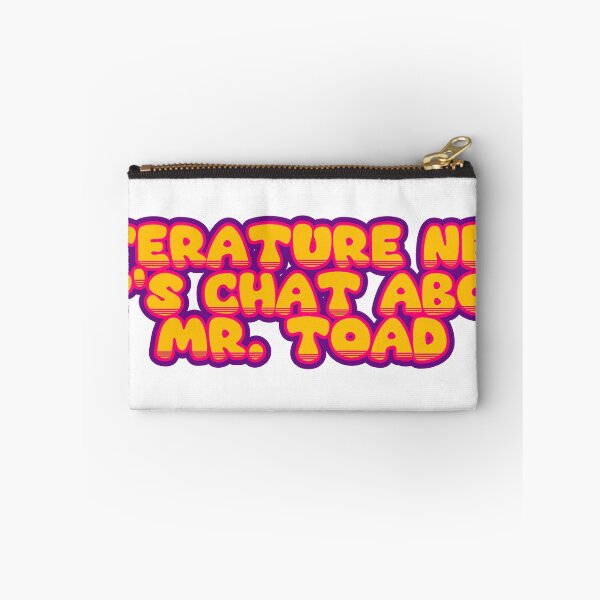 Item preview, Literature Nerd Lets Chat About Mr. Toad – Classic Book Character designed and sold by TheIconSmith.