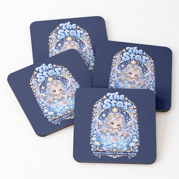 Item preview, The Star Tarot – Kawaii Celestial Water Goddess designed and sold by MetaModel Editions.