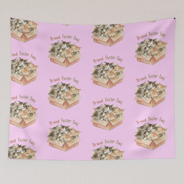 Item preview, Cute Watercolor Sleeping Kittens Foster Parent Gift designed and sold by bvdesignart.