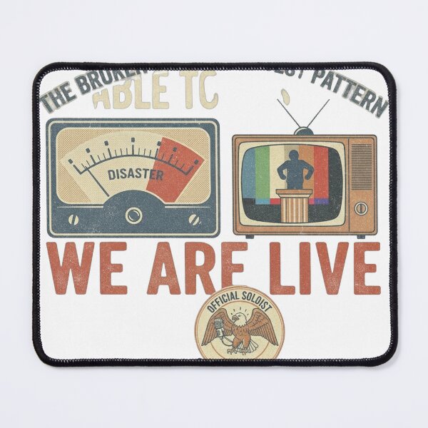 Item preview, The Broken Broadcast Test Pattern designed and sold by theTrendForge.