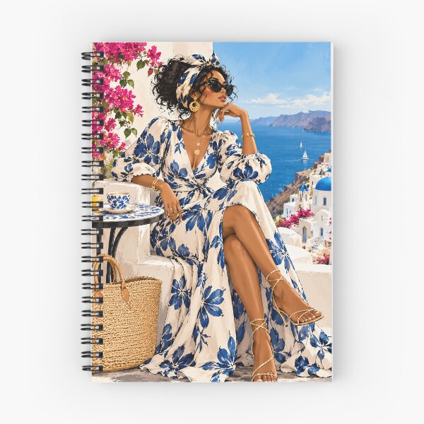 Item preview, Glamour mediterráneo: una elegante ilustración de moda veraniega. designed and sold by Bizzfora - Shrewdnia POD.