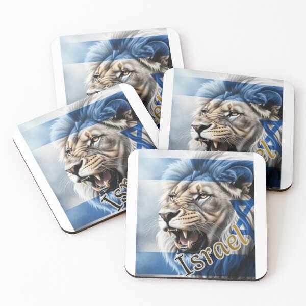 Item preview, Lion of Judah Israel Flag Patriotic Artwork Sticker designed and sold by Metoshow2.