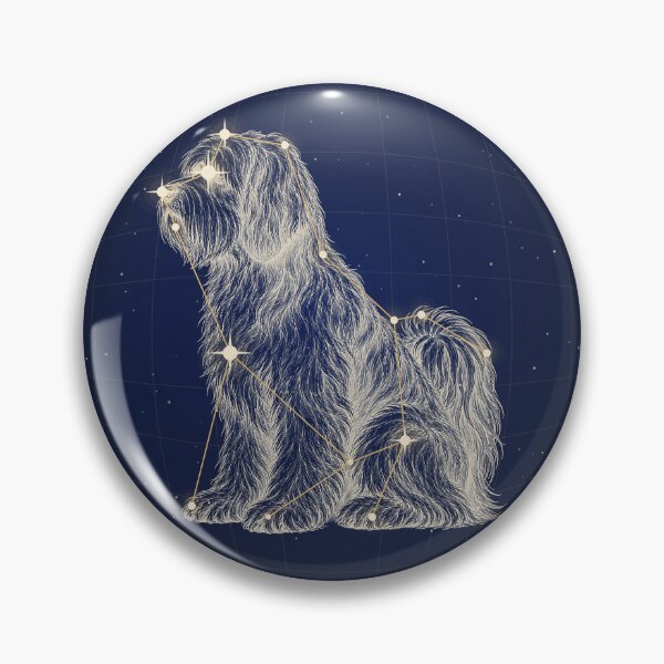 Artikelvorschau, Tibet Terrier Sternbild – Himmlische Hundekunst entworfen und verkauft von Celestial Atlas of Dogs.