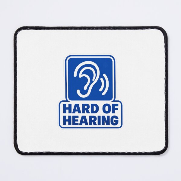 Item preview,  Hard of Hearing – High Contrast Sign designed and sold by Studio Bako.