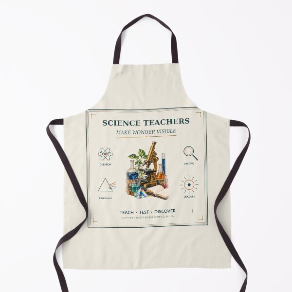 Item preview, Science Teachers Make Wonder Visible – Vintage Lab Illustration Tote designed and sold by astersgraphics.