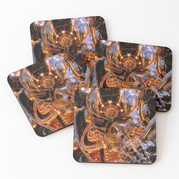 Item preview, Golden Skull - Sci Fi Art concept designed and sold by Delerat7.