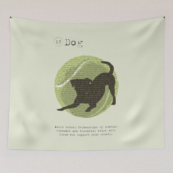 Item preview, The Dog - Lenormand Card Inspiration and Guidance designed and sold by TheThankfulTyne.