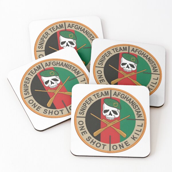Item preview, Special Forces Group Sniper Team Afghanistan One Shot One Kill Patch designed and sold by CharlieDesings.
