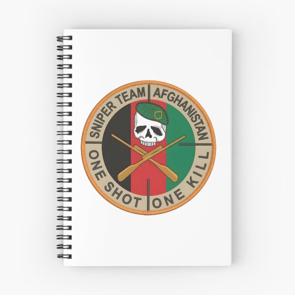 Item preview, Special Forces Group Sniper Team Afghanistan One Shot One Kill Patch designed and sold by CharlieDesings.