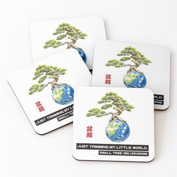 Item preview, Japanese Bonsai – Small Tree, Big Universe | Humorous Japanese Art designed and sold by Neo Japonism Art.