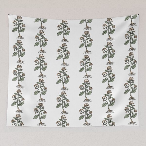 Item preview, Vintage Botanical Wildflower Root System Cottagecore designed and sold by PrintivoraHub.