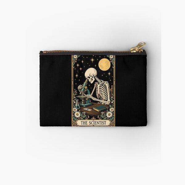 Item preview, The Scientist Skeleton Tarot Card Science designed and sold by andre-hollow.