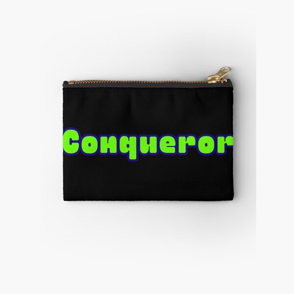 Item preview, Conqueror Bold Motivational Winner Mindset Typography designed and sold by Detroja Typography.