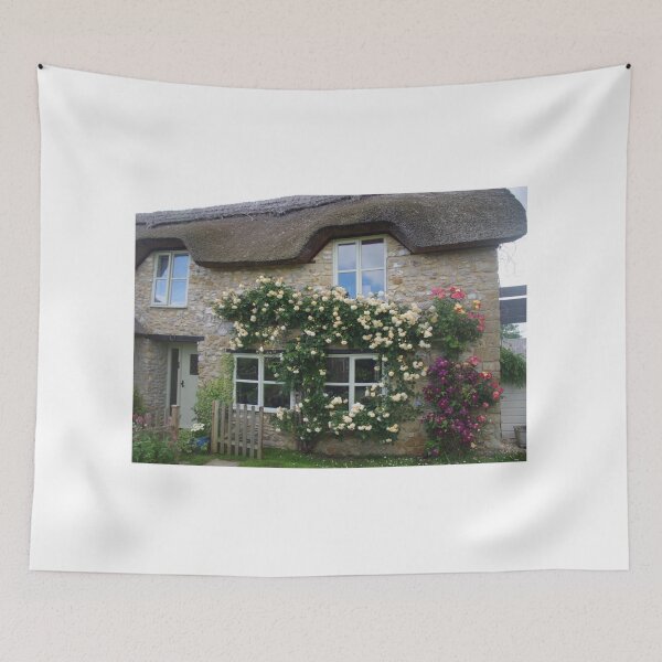 Item preview, Roses On The Wall (Country Cottage) designed and sold by lezvee.