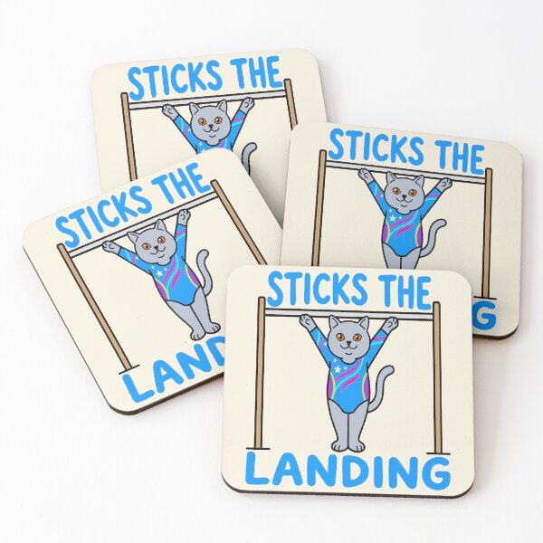 Item preview, Sticks The Landing - Superb Cat Gymnast  designed and sold by Regal Rev.