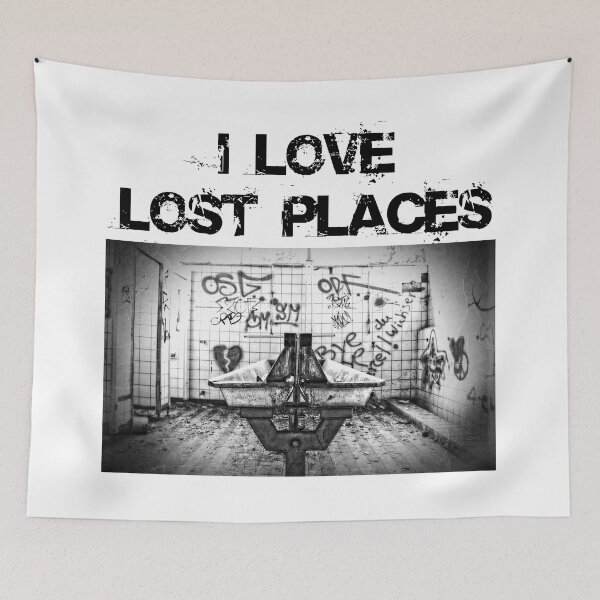 Item preview, I Love Urbex, I Love Lost Places designed and sold by Marcin Adrian.