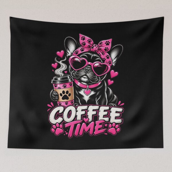 Item preview, Coffee Time French Bulldog Coffee Lover Gift designed and sold by Ultimate Threads.