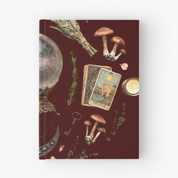 Item preview, Witchy Dark Academia Crystal Ball Tarot Celestial Mystical Art designed and sold by urmoments.