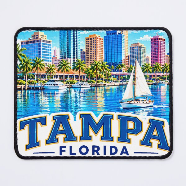 Item preview, Tampa Florida - Travel Art designed and sold by clarkfraser.