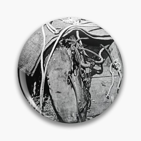 Item preview, Saddle and ropes on the hay bale designed and sold by Giuseppe Cocco.