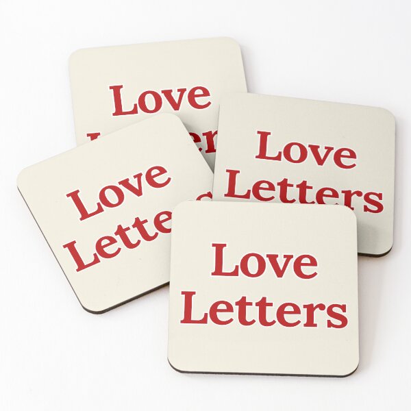 Item preview, (Red) Love Letters Minimalist Typography Art designed and sold by r-wan-design.