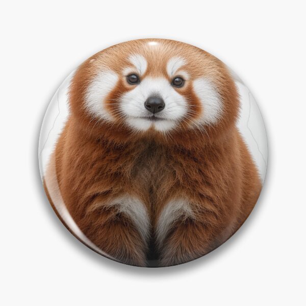 Artikelvorschau, Realistic Chubby Red Panda entworfen und verkauft von GNDSW-Sticker.
