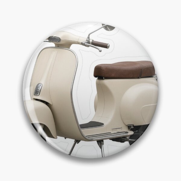 Artikelvorschau, Realistic Vintage Cream Scooter entworfen und verkauft von GNDSW-Sticker.