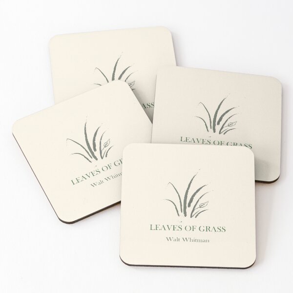 Item preview, Leaves of Grass Minimalist Botanical Poetry Design - Walt Whitman Quote designed and sold by FULLER FACTORY.