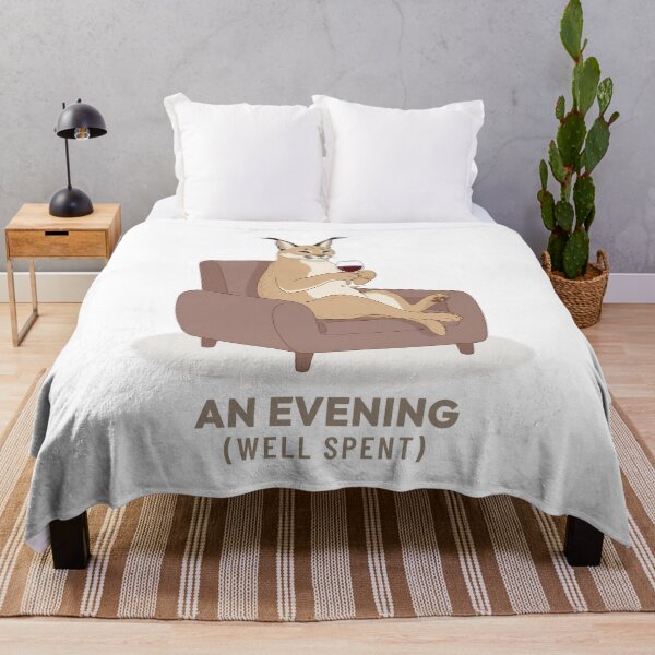 Item preview, Relaxing Caracal Drinking Wine Vintage Aesthetic designed and sold by COZY VINTAGE animal.