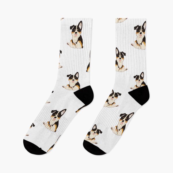 Item preview, Adorable Tri-colored Corgi pup sitting designed and sold by You Store.