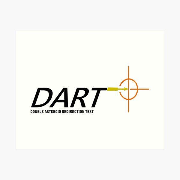 Item preview, Double Asteroid Redirection Test (DART) Mission Logo designed and sold by Nikki SpaceStuffPlus.
