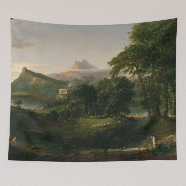 Item preview, The Arcadian or Pastoral State, The Course of Empire (1834) - Thomas Cole designed and sold by SALON DES ARTS.