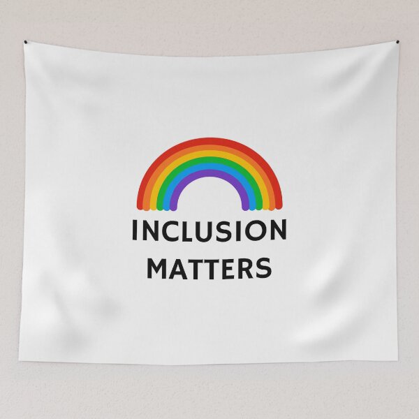 Item preview, Inclusion Matters Rainbow designed and sold by Inspirationmotivation.