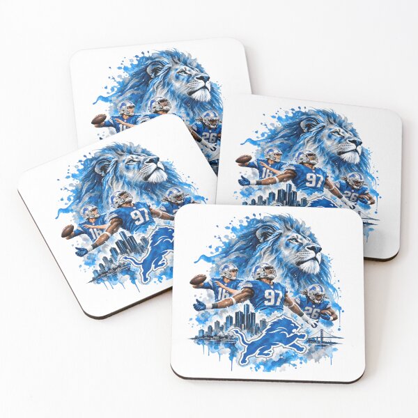 Item preview, Detroit Football Lion Mascot Game Day Artwork designed and sold by Dromiba.