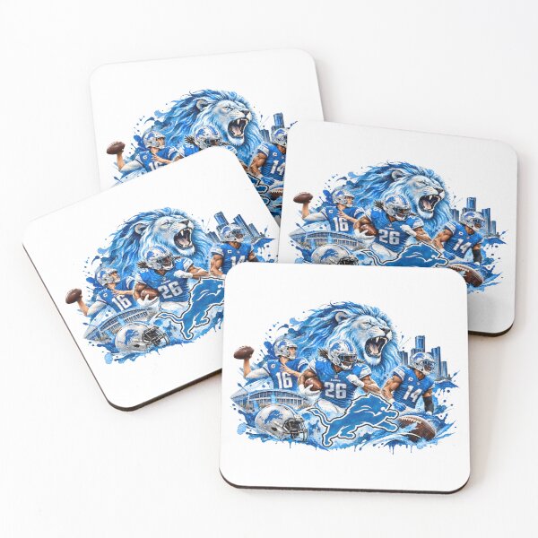 Item preview, Detroit Football Lions Mascot Game Day Design designed and sold by Dromiba.