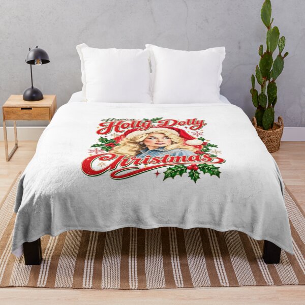 Item preview, Dolly Parton Christmas, Have A Holly Dolly Color Portrait designed and sold by OctaviusHollow.