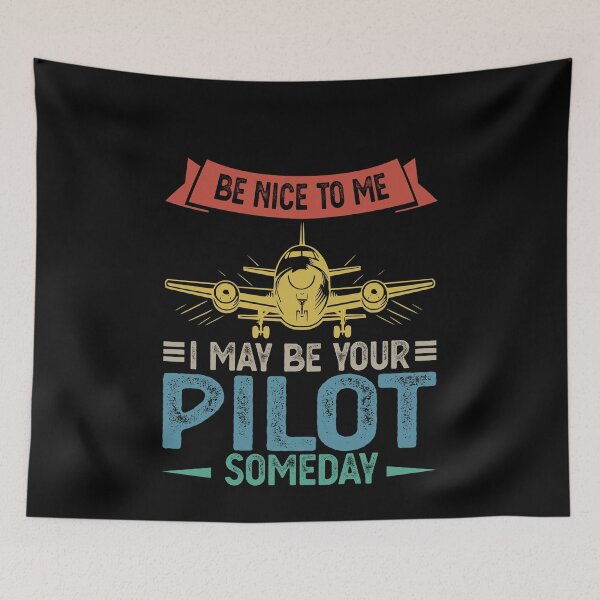 Item preview,  Funny Be Nice I Might Be Your Pilot Someday Aviation Aircraft designed and sold by AntoineDelmas.