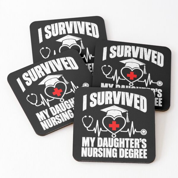 Item preview, I Survived My Daughter's Nursing Degree designed and sold by ROUX-ART.