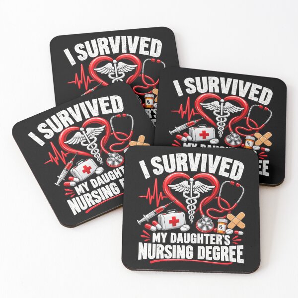 Item preview, I Survived My Daughter's Nursing Degree designed and sold by ROUX-ART.
