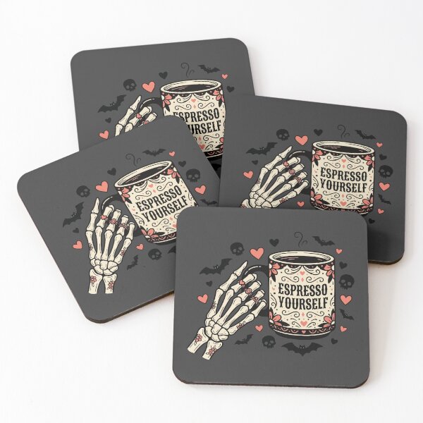 Item preview, Espresso Yourself Skeleton Hand Halloween Mug designed and sold by AIG - Andrei Ilie Graphics.