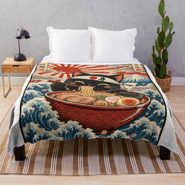 Item preview, Cat Eating Ramen designed and sold by Nice En.