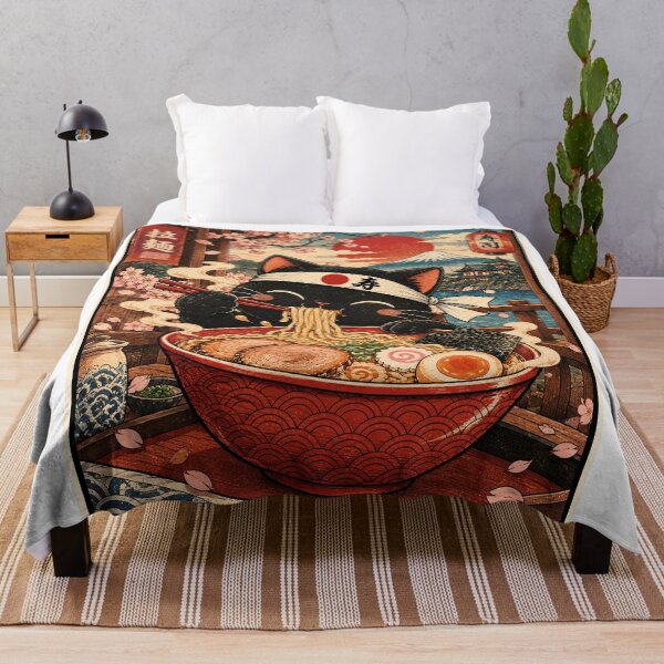 Item preview, Cat Eating Ramen designed and sold by Nice En.
