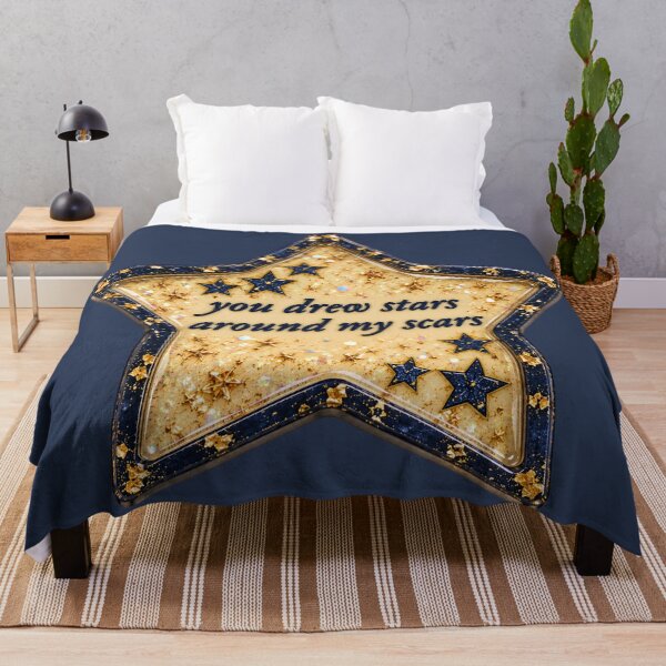 Item preview, you drew stars around my scars folklore designed and sold by taylorvinyls.