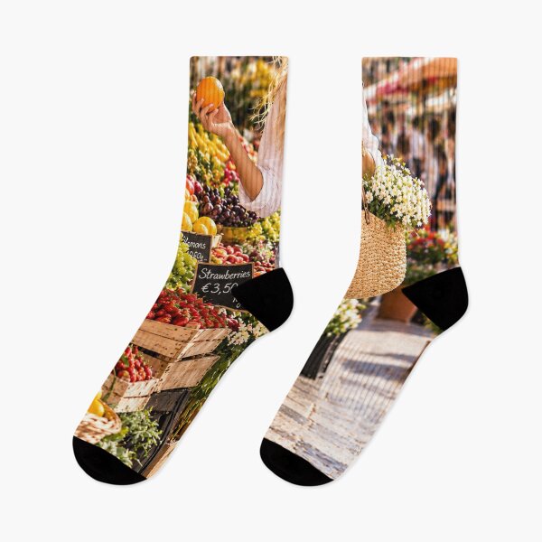Item preview, Fashion - Stylish Lady Fruit Shopping designed and sold by Bizzfora - Shrewdnia POD.